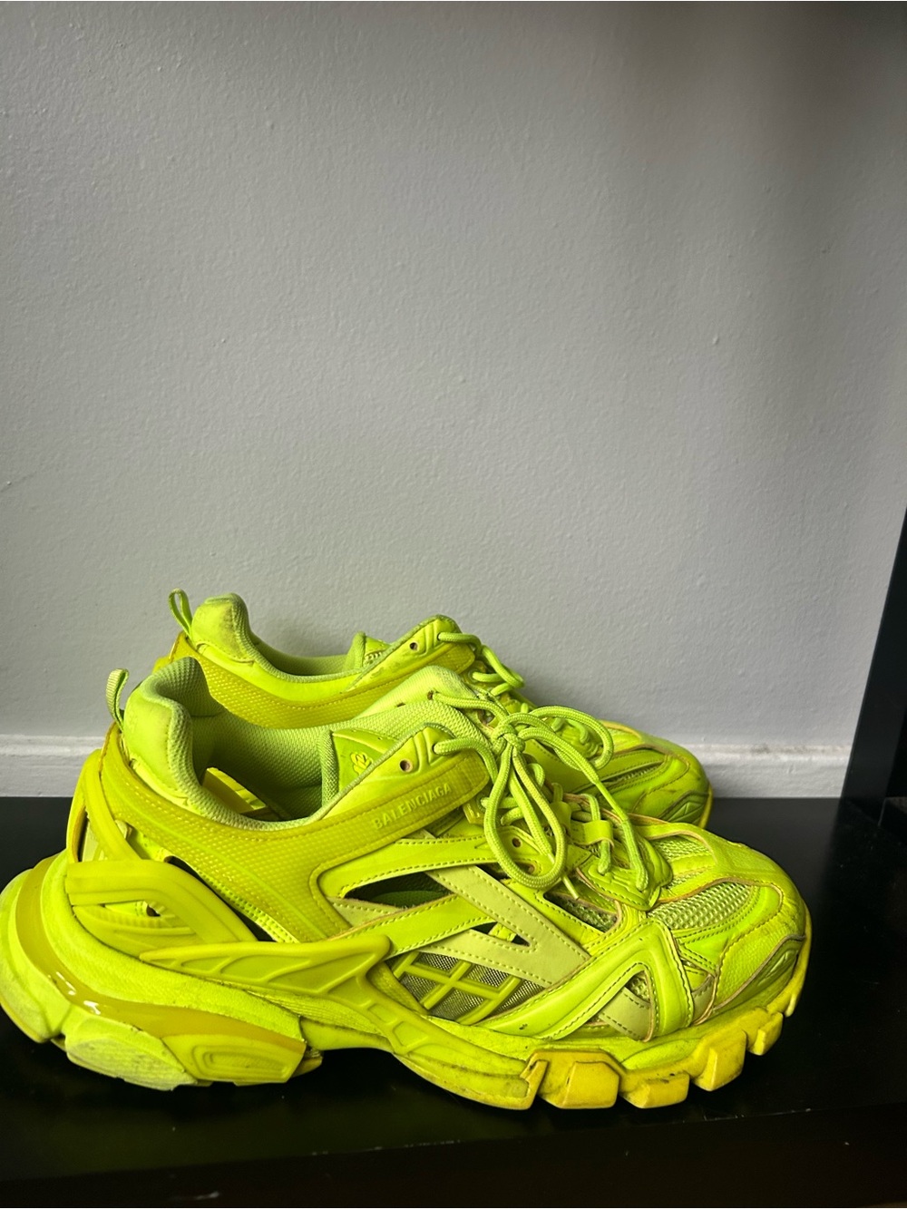 Balenciaga Neon Yellow Kids Sneakers